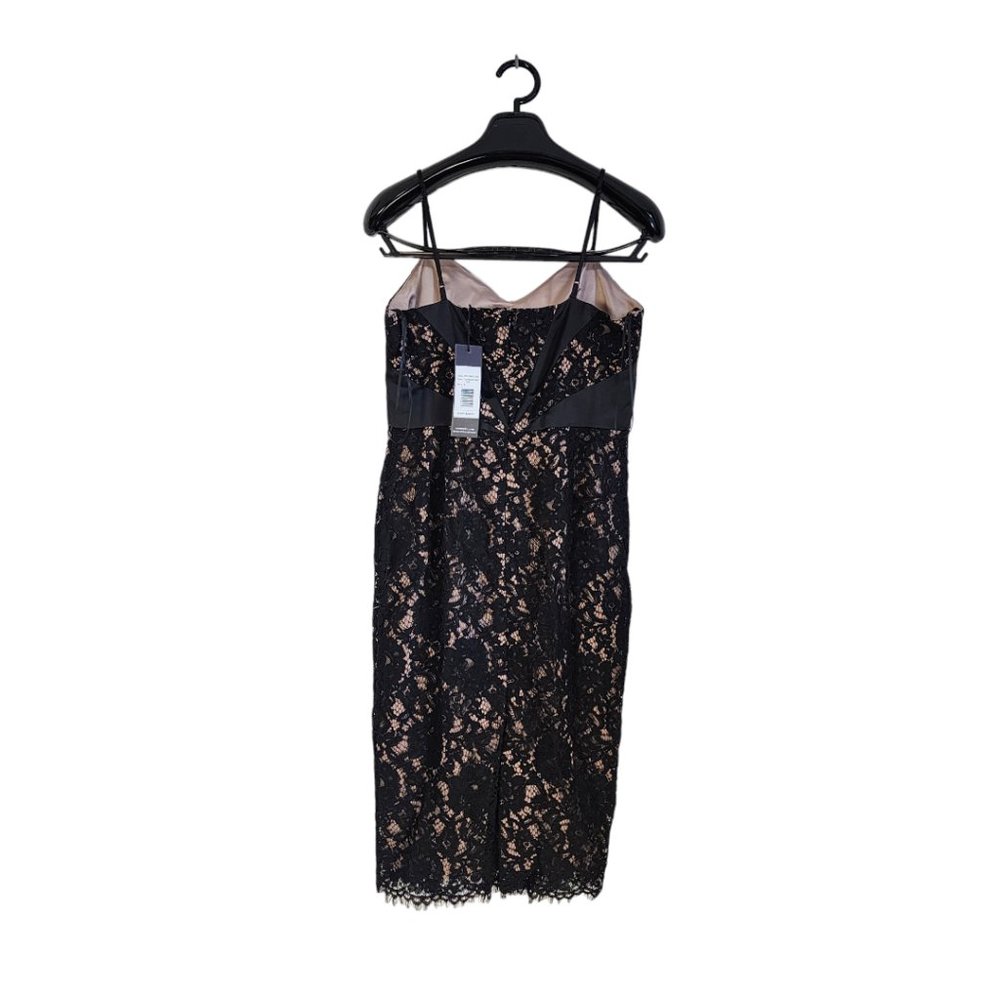 Parker Black Mia Sweetheart Lace Combo Dress - Picture 9 of 10